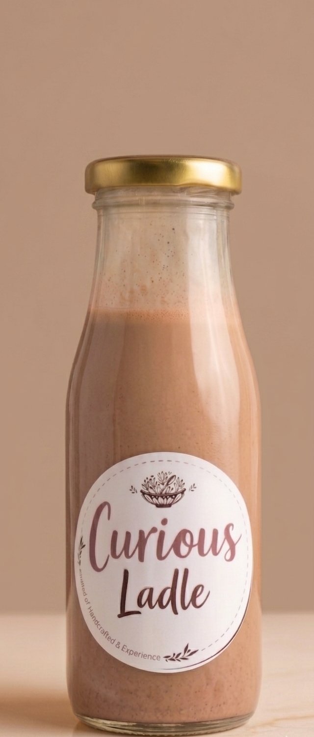 Almond Chocolate Milkshake bottle